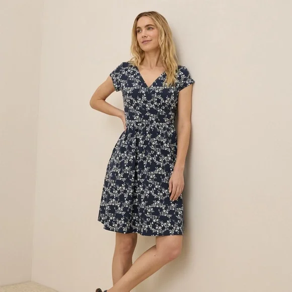 Pact | Dresses | Nwt Pact Fit Flare Crossover Dress Size L | Poshmark Pact | Dresses | Nwt Pact Fit Flare Crossover Dress Size L | Poshmark
